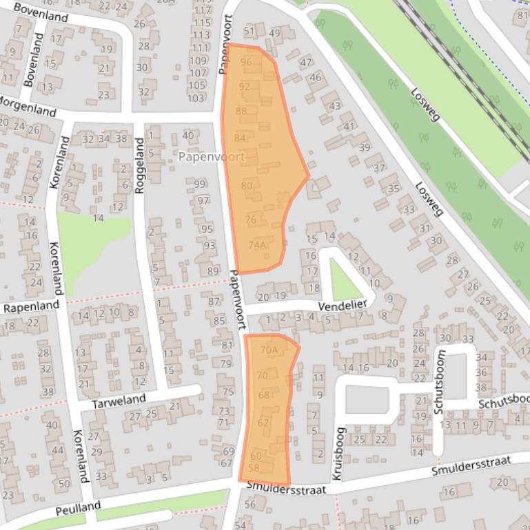 Kaart van postcodegebied 5663AJ.