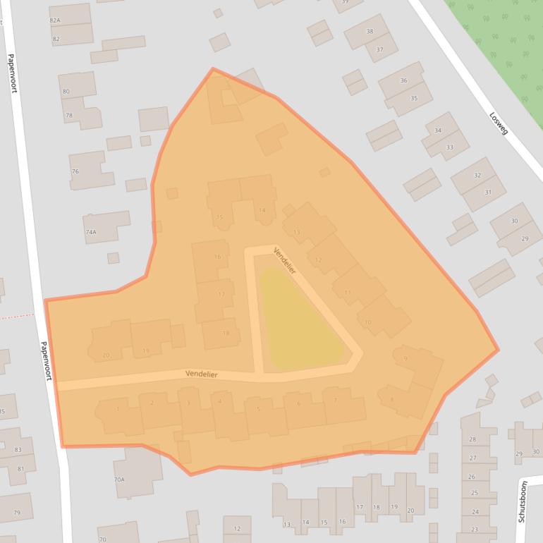 Kaart van postcodegebied 5663AN.