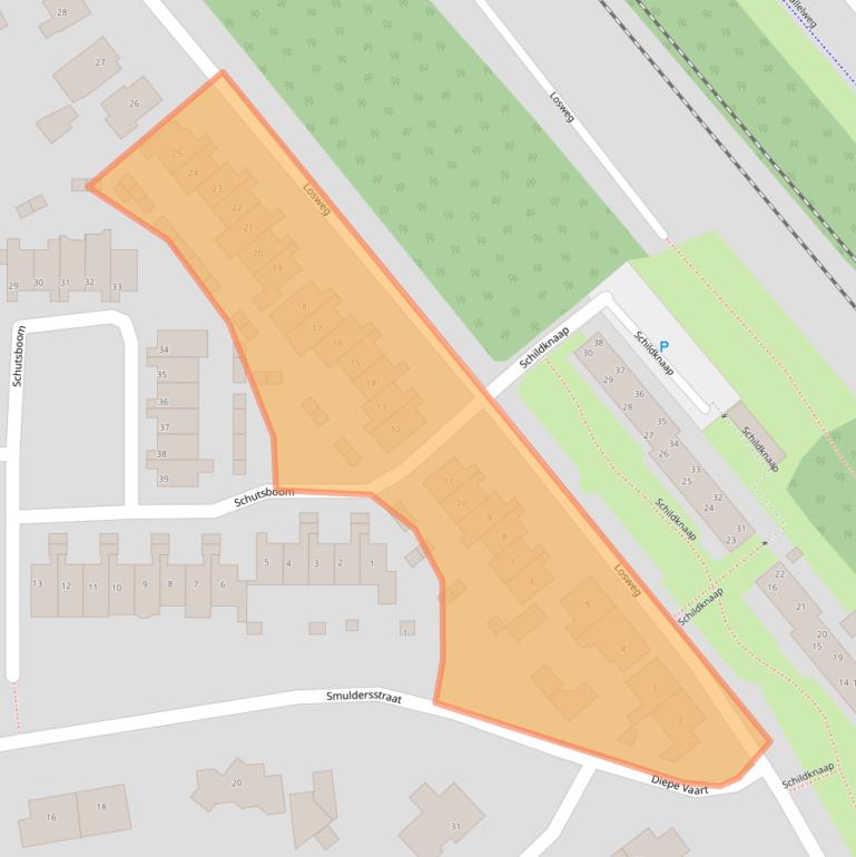 Kaart van postcodegebied 5663AR.