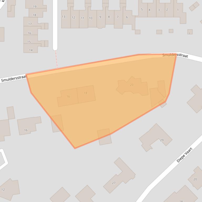 Kaart van postcodegebied 5663AV.