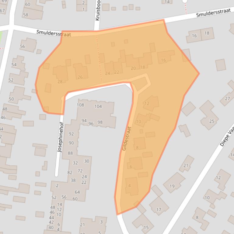 Kaart van postcodegebied 5663CD.