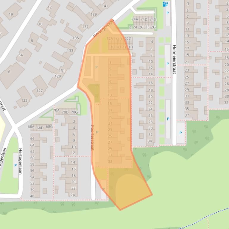 Kaart van postcodegebied 5663CG.
