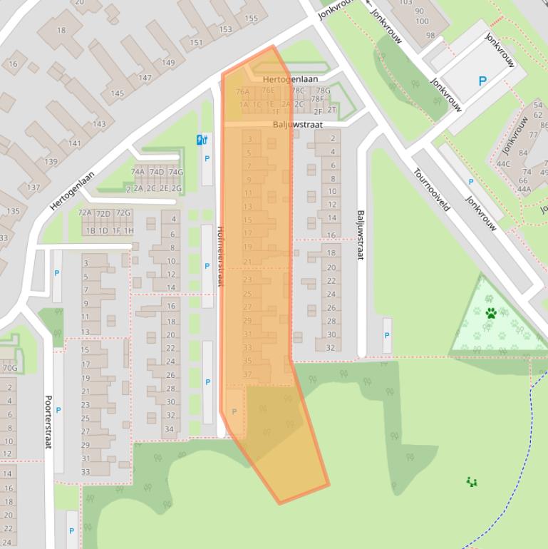 Kaart van postcodegebied 5663CJ.