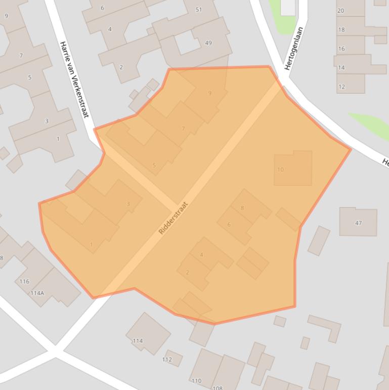 Kaart van postcodegebied 5663EC.