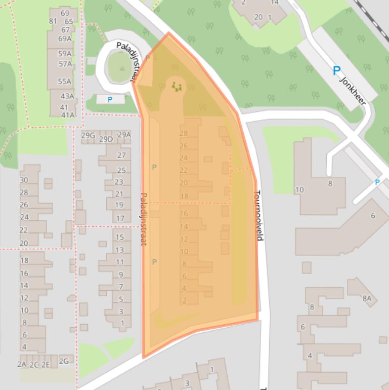 Kaart van postcodegebied 5663EN.