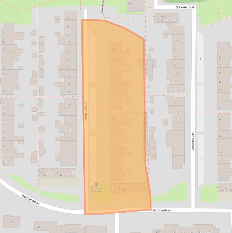 Kaart van postcodegebied 5663GC.