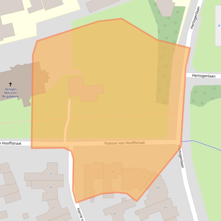 Kaart van postcodegebied 5663GD.