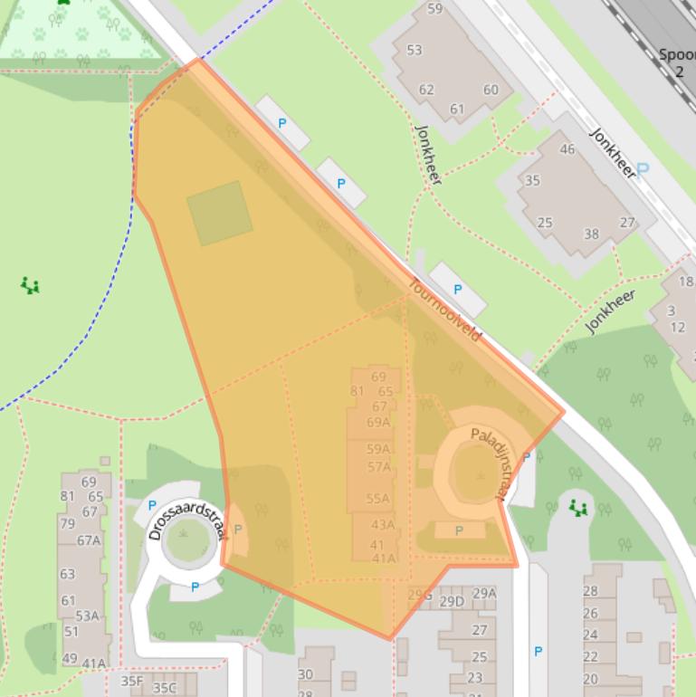 Kaart van postcodegebied 5663GK.