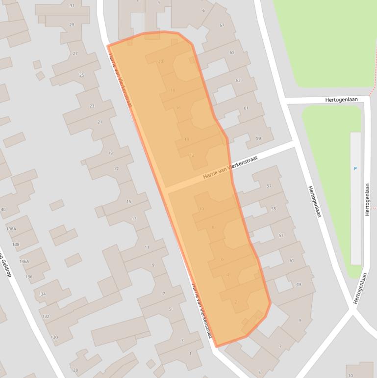 Kaart van postcodegebied 5663GM.
