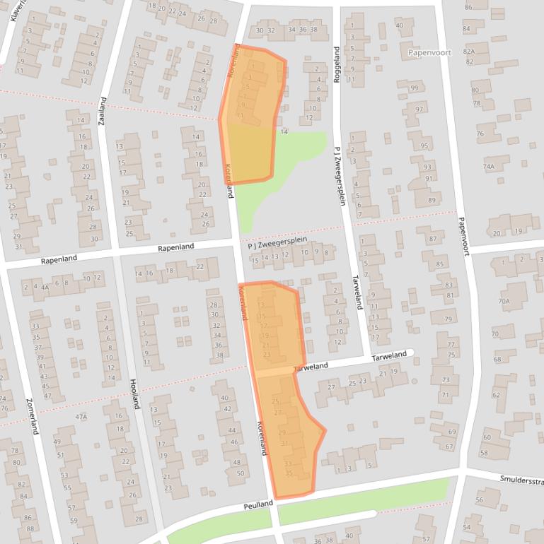 Kaart van postcodegebied 5663HG.