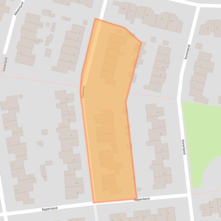 Kaart van postcodegebied 5663HJ.