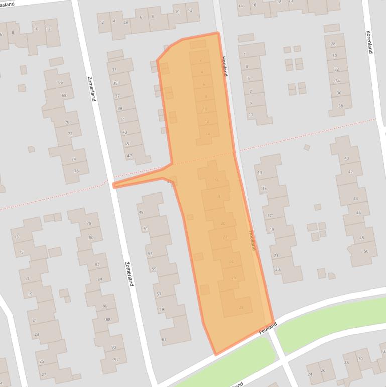 Kaart van postcodegebied 5663HK.