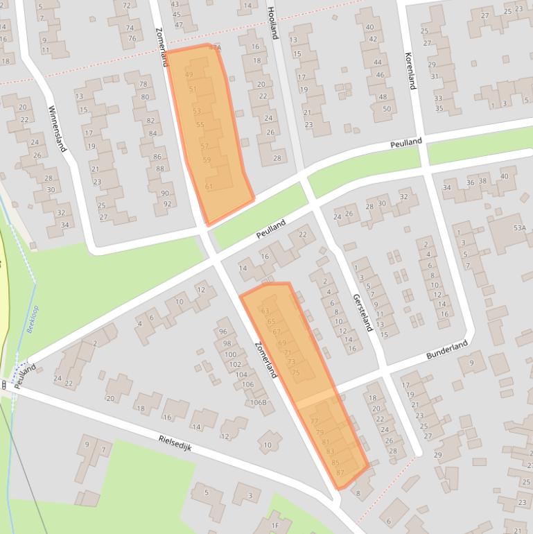 Kaart van postcodegebied 5663HT.