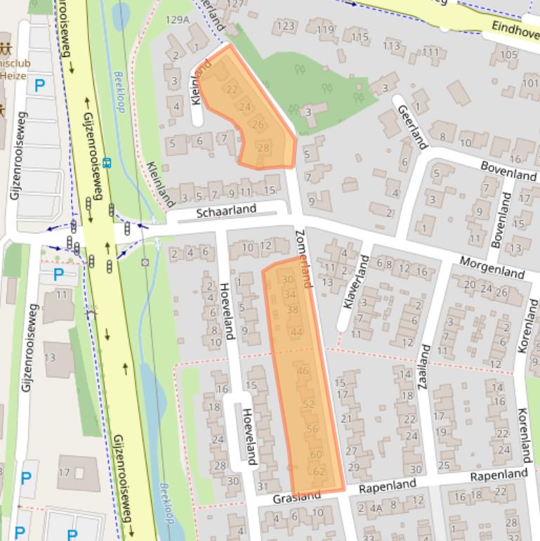 Kaart van postcodegebied 5663HV.