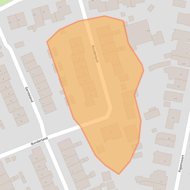 Kaart van postcodegebied 5663HZ.