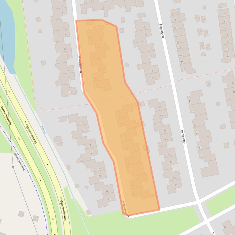 Kaart van postcodegebied 5663JX.