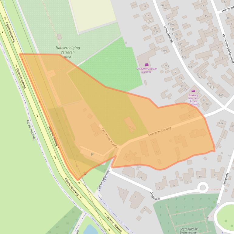 Kaart van postcodegebied 5663PH.