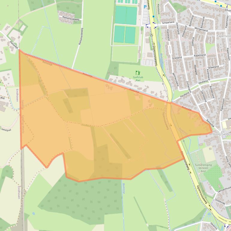 Kaart van postcodegebied 5663PJ.