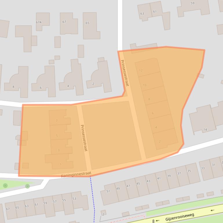 Kaart van postcodegebied 5663PV.