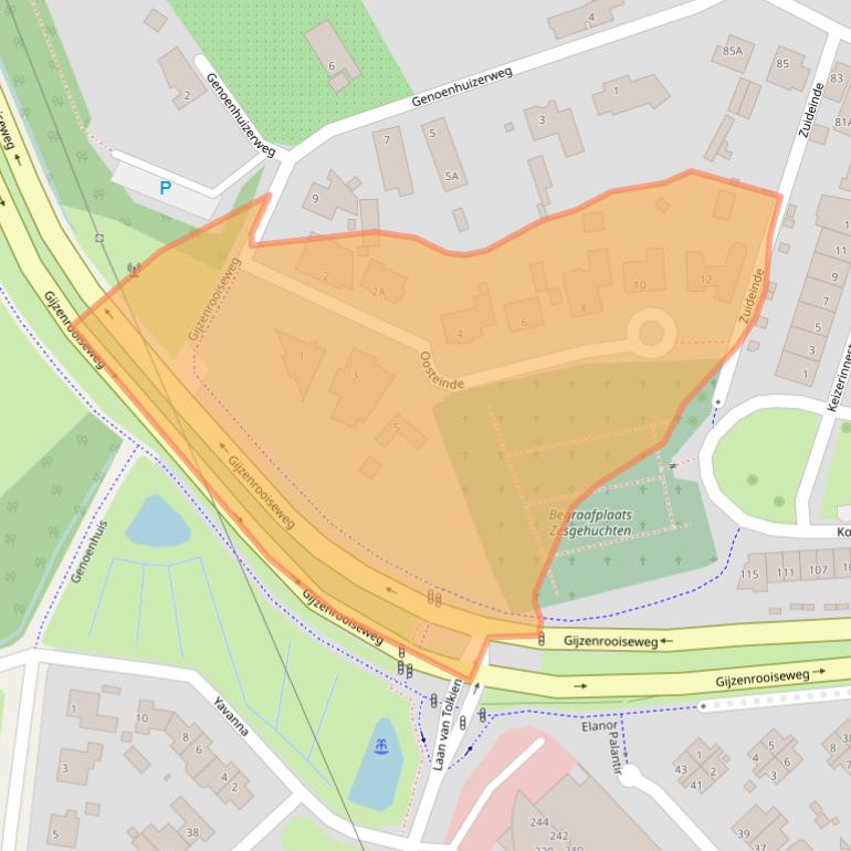 Kaart van postcodegebied 5663PZ.