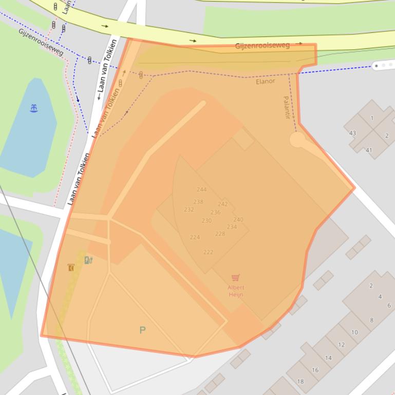 Kaart van postcodegebied 5663SC.