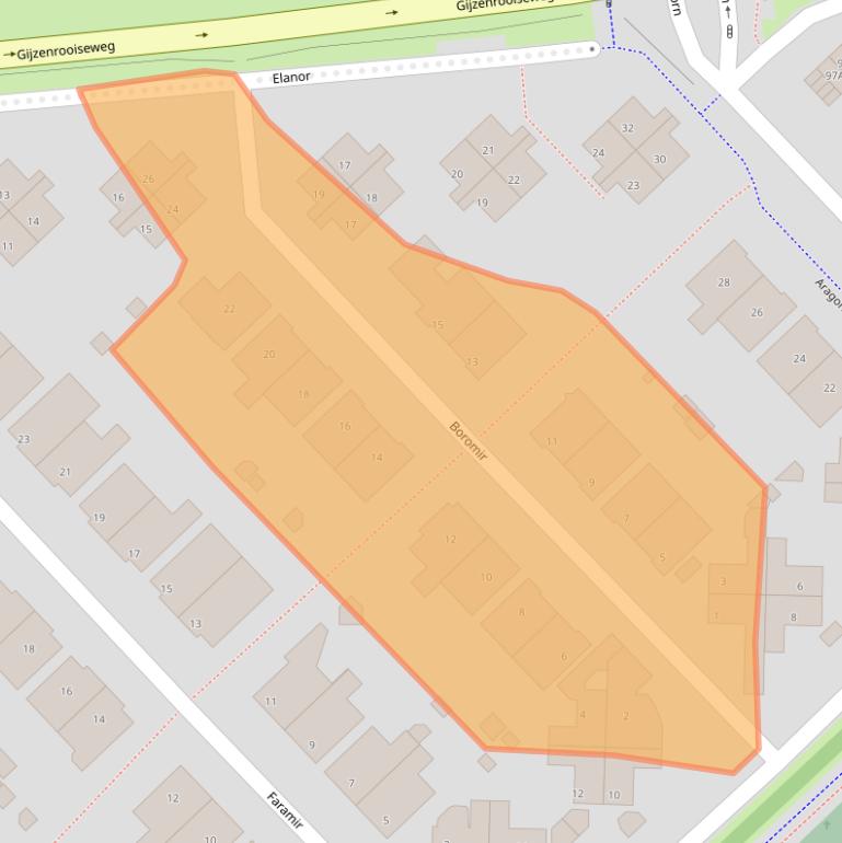 Kaart van postcodegebied 5663SJ.