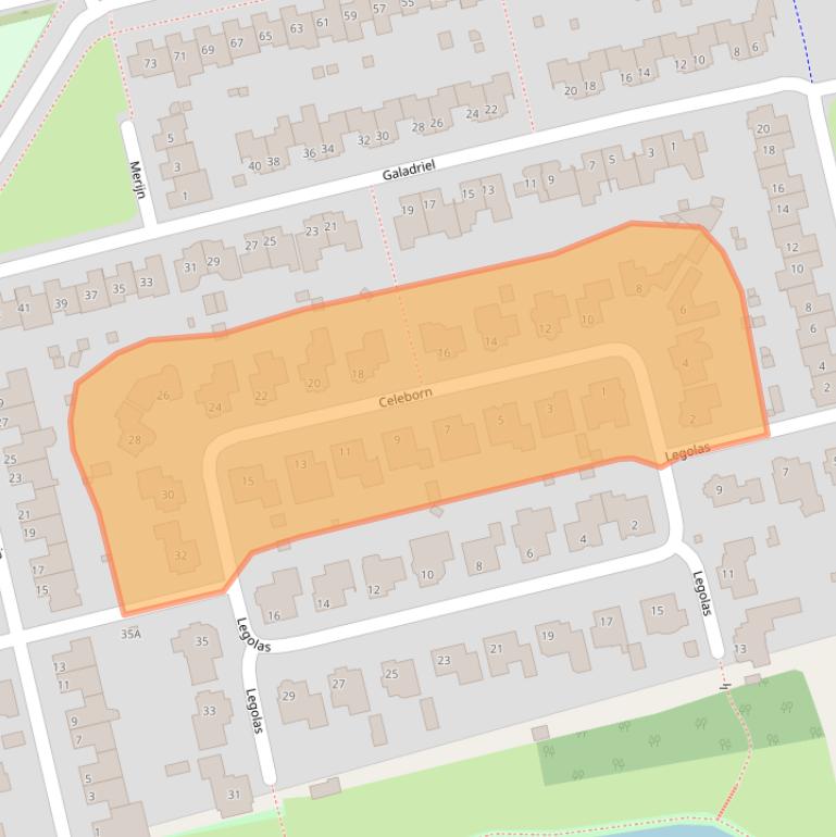 Kaart van postcodegebied 5663SL.