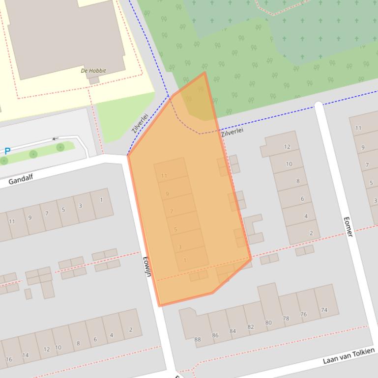 Kaart van postcodegebied 5663SW.