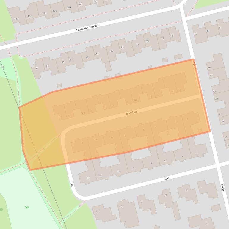 Kaart van postcodegebied 5663TC.