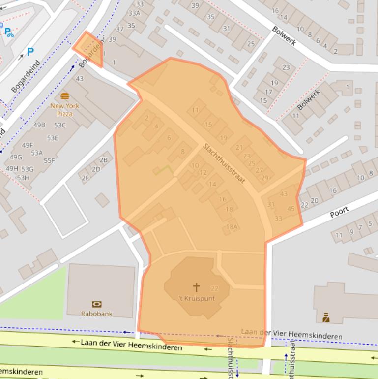 Kaart van postcodegebied 5664EP.