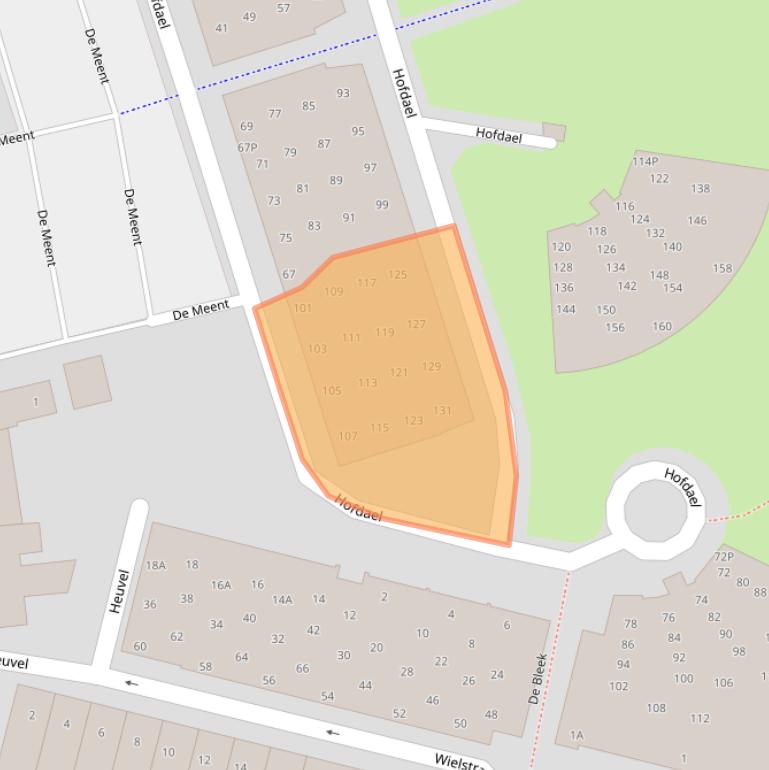 Kaart van postcodegebied 5664GN.