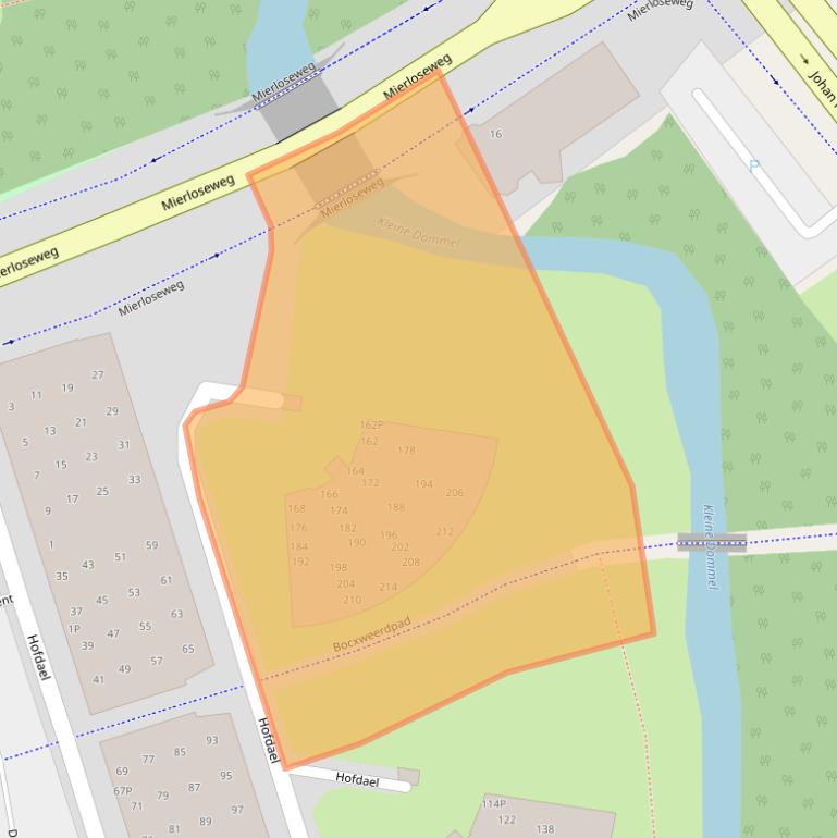 Kaart van postcodegebied 5664GT.