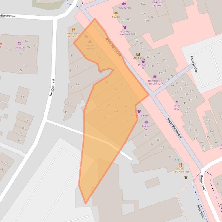 Kaart van postcodegebied 5664HG.