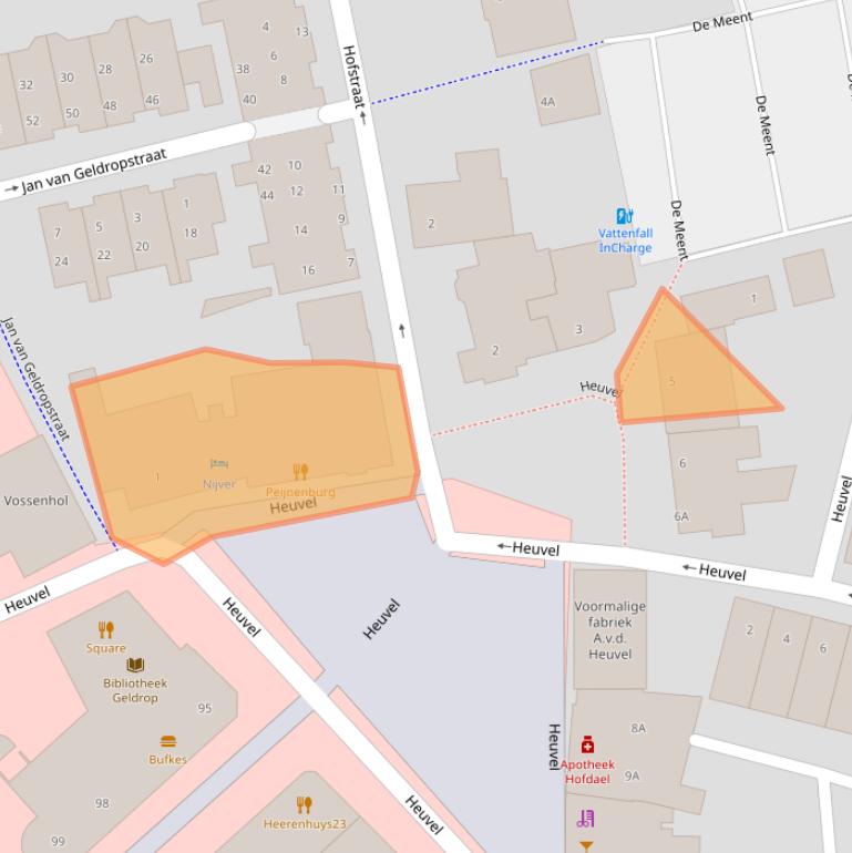 Kaart van postcodegebied 5664HJ.