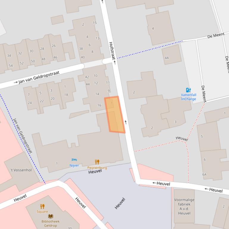 Kaart van postcodegebied 5664HR.