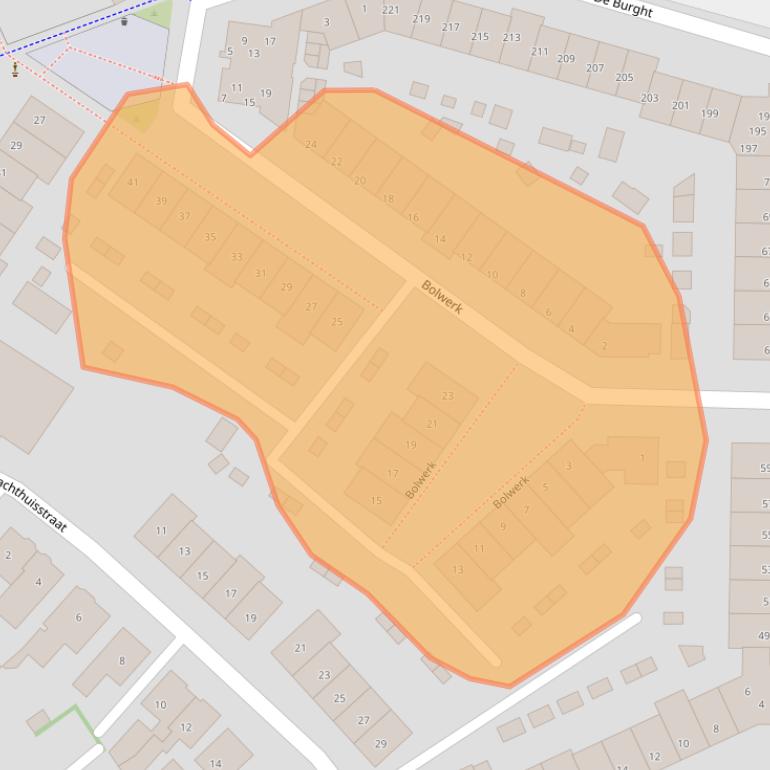 Kaart van postcodegebied 5664PB.