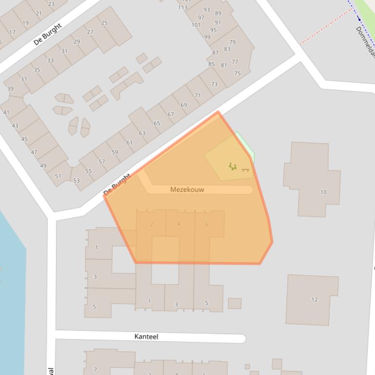 Kaart van postcodegebied 5664PL.