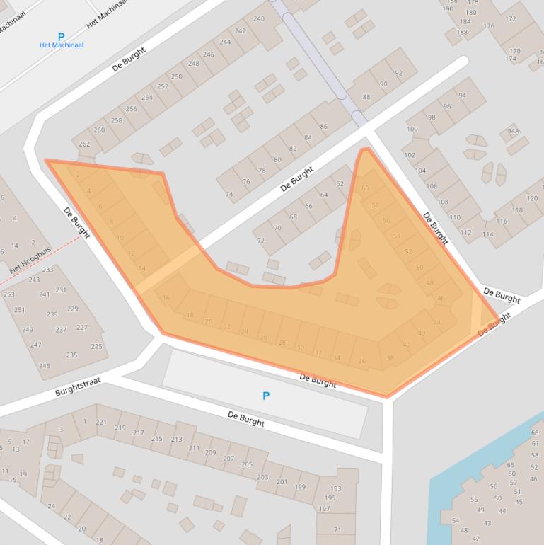 Kaart van postcodegebied 5664PP.