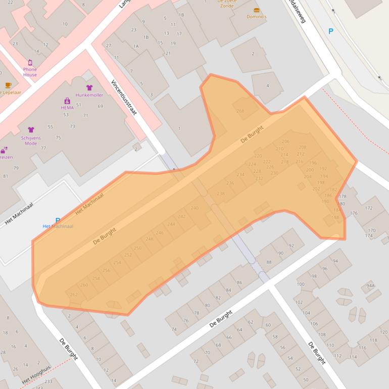 Kaart van postcodegebied 5664PT.