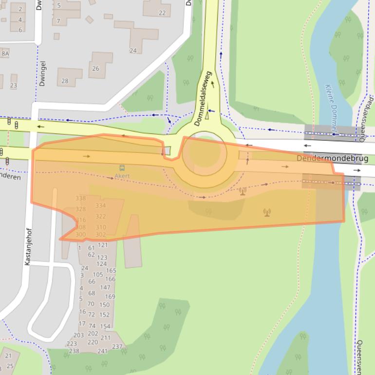 Kaart van postcodegebied 5664RR.