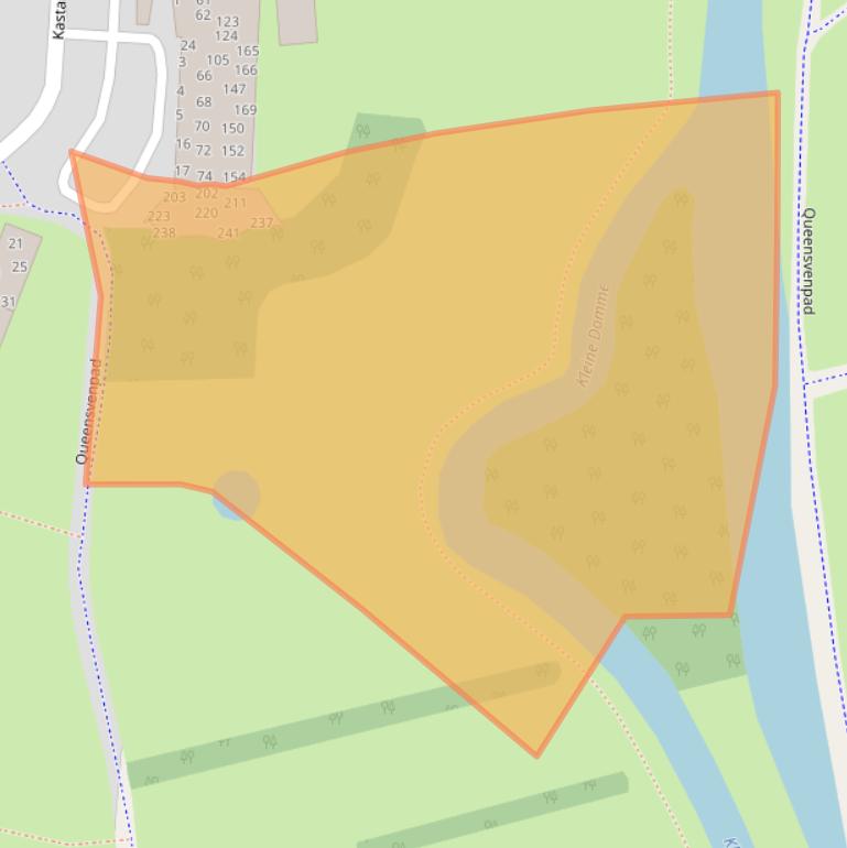 Kaart van postcodegebied 5664RZ.