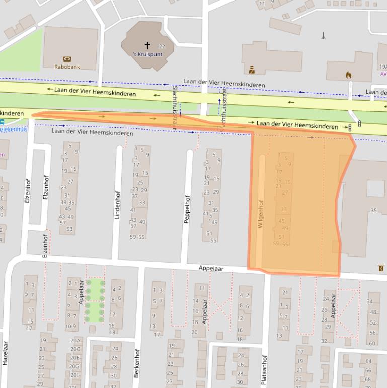 Kaart van postcodegebied 5664TM.