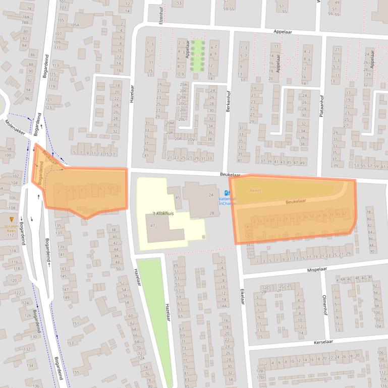 Kaart van postcodegebied 5664XC.