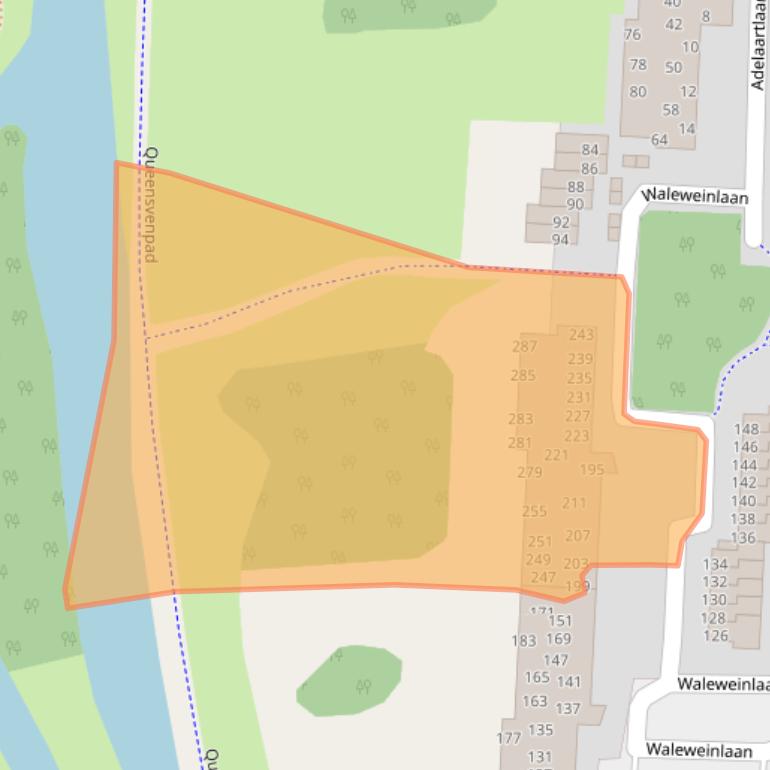 Kaart van postcodegebied 5665CJ.