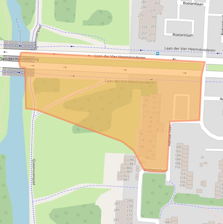 Kaart van postcodegebied 5665CP.