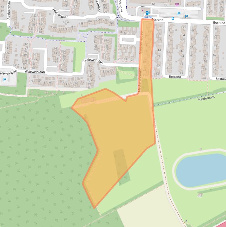 Kaart van postcodegebied 5665EA.