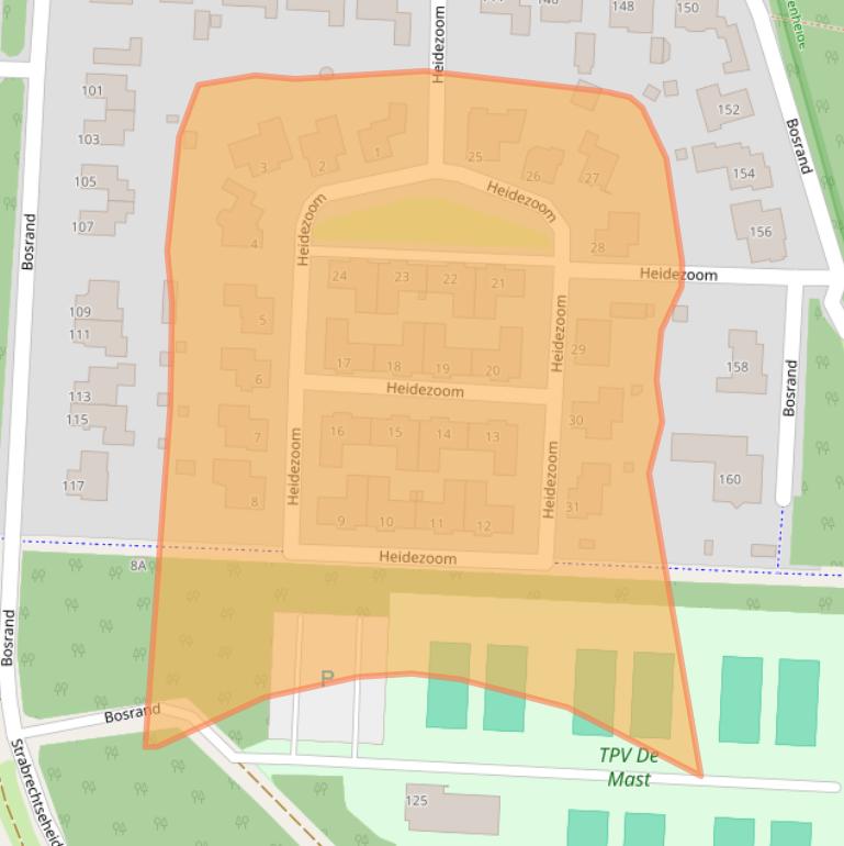 Kaart van postcodegebied 5665EB.