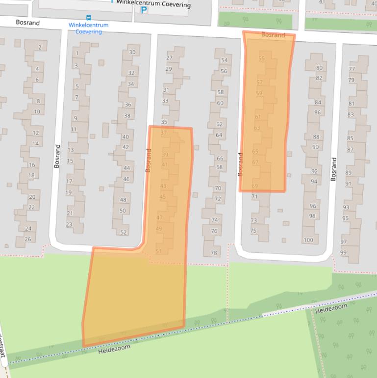 Kaart van postcodegebied 5665ED.