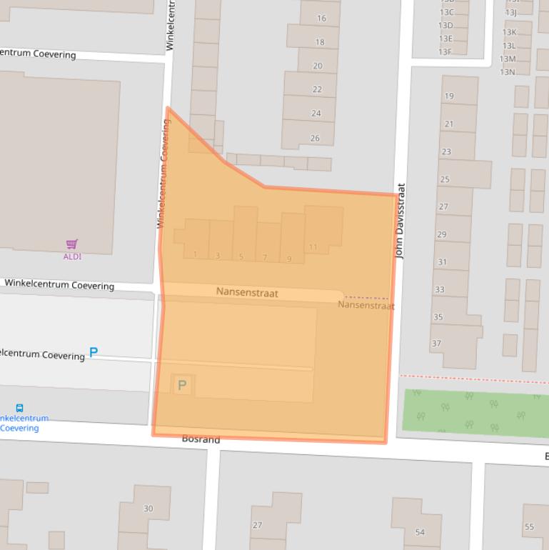 Kaart van postcodegebied 5665GB.