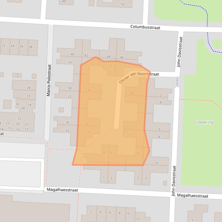 Kaart van postcodegebied 5665GV.